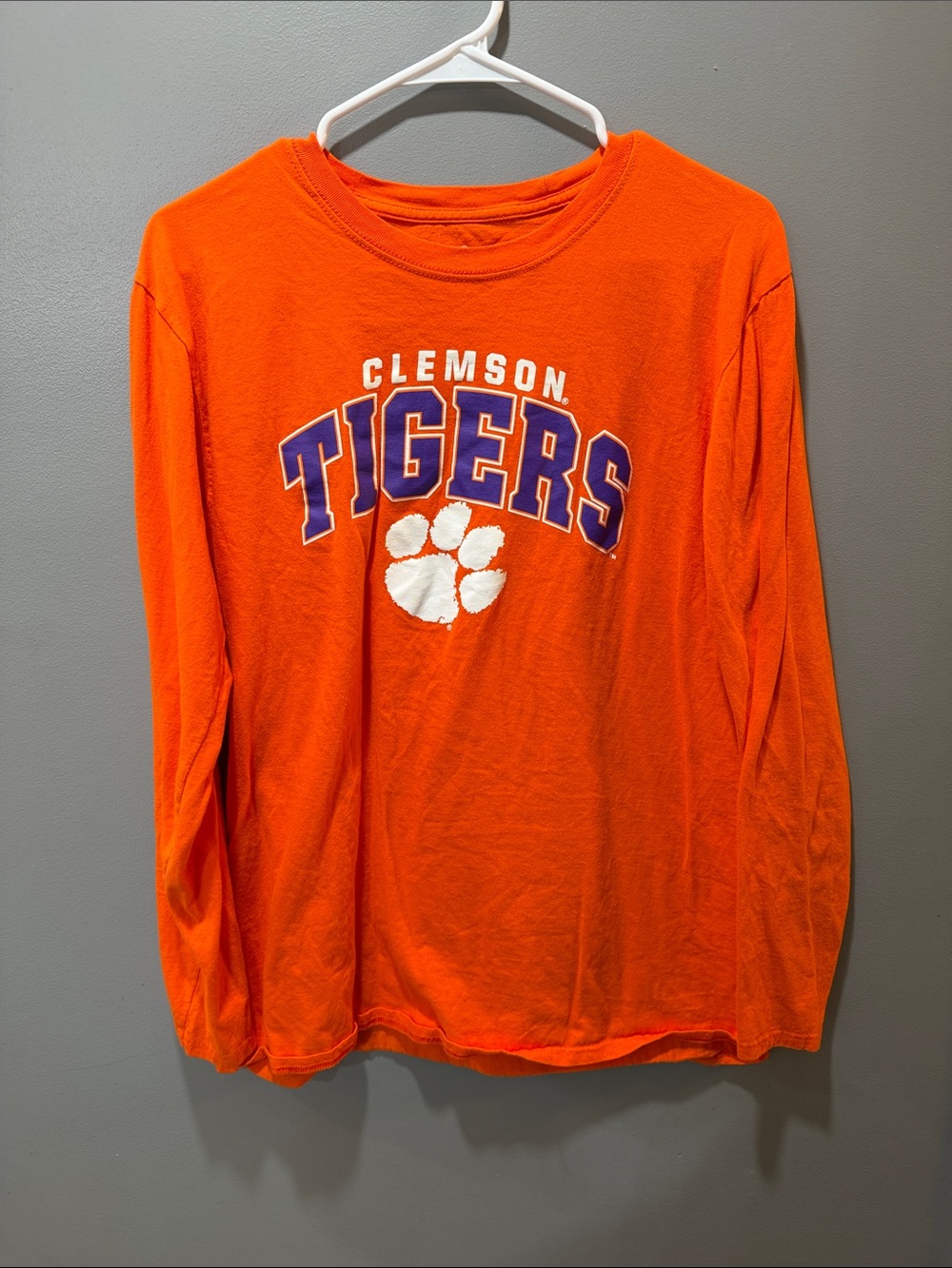 Clemson Tigers Men’s Orange Long-Sleeve Tee